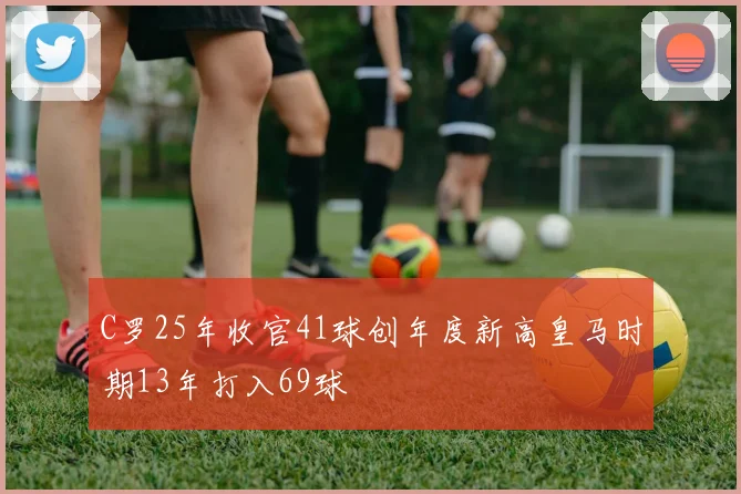 C罗25年收官41球创年度新高皇马时期13年打入69球
