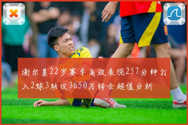 谢尔基22岁赛季高效表现257分钟打入2球3助攻3650万转会超值分析